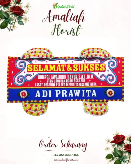 Papan Bunga Ucapan Selamat Passi Barat